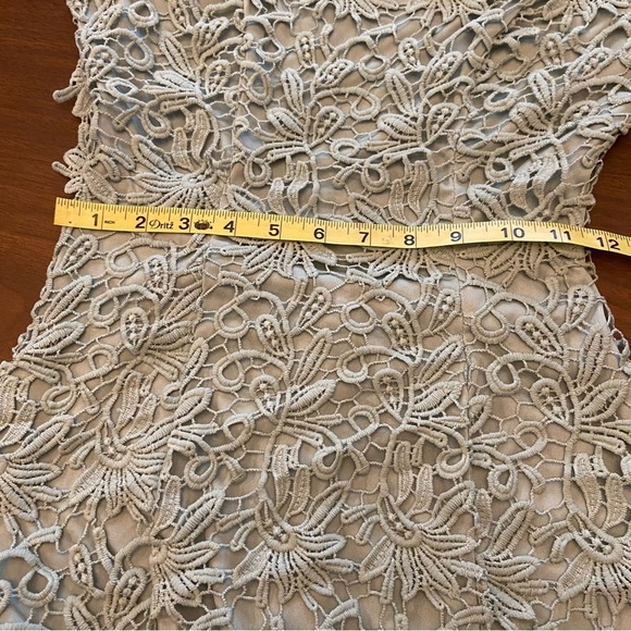 Lulus Romance Language Sage Green Backless Lace Dress NWT Size Small - Picture 7 of 10